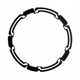 OKLEINA CIERNA 184mm x 160mm 1.7mm KEVLAR