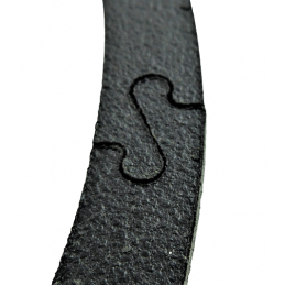 OKLEINA CIERNA 201mm x 180mm 1.7mm CARBON