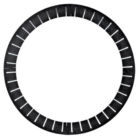 OKLEINA CIERNA 206mm x 167mm 1.1mm CARBON