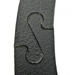 OKLEINA CIERNA 232mm x 202mm 1.7mm KEVLAR