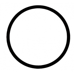 OKLEINA CIERNA 235mm x 211mm 1.7mm KEVLAR