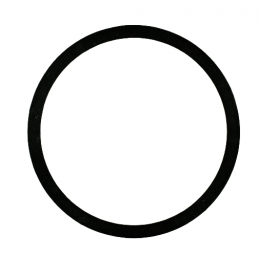 OKLEINA CIERNA 244mm x 213mm 1.7mm KEVLAR