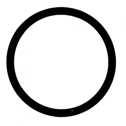 OKLEINA CIERNA 247mm x 210mm 1.7mm KEVLAR