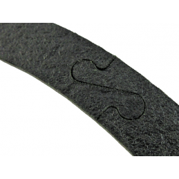 OKLEINA CIERNA 247mm x 217mm 1.7mm KEVLAR