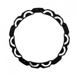 OKLEINA CIERNA 250mm x 208mm 1.1mm KEVLAR