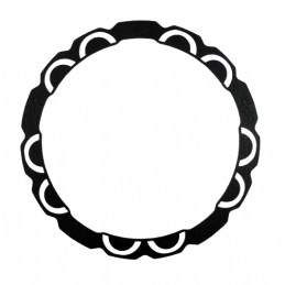 OKLEINA CIERNA 261mm x 223mm 1.1mm FABOR