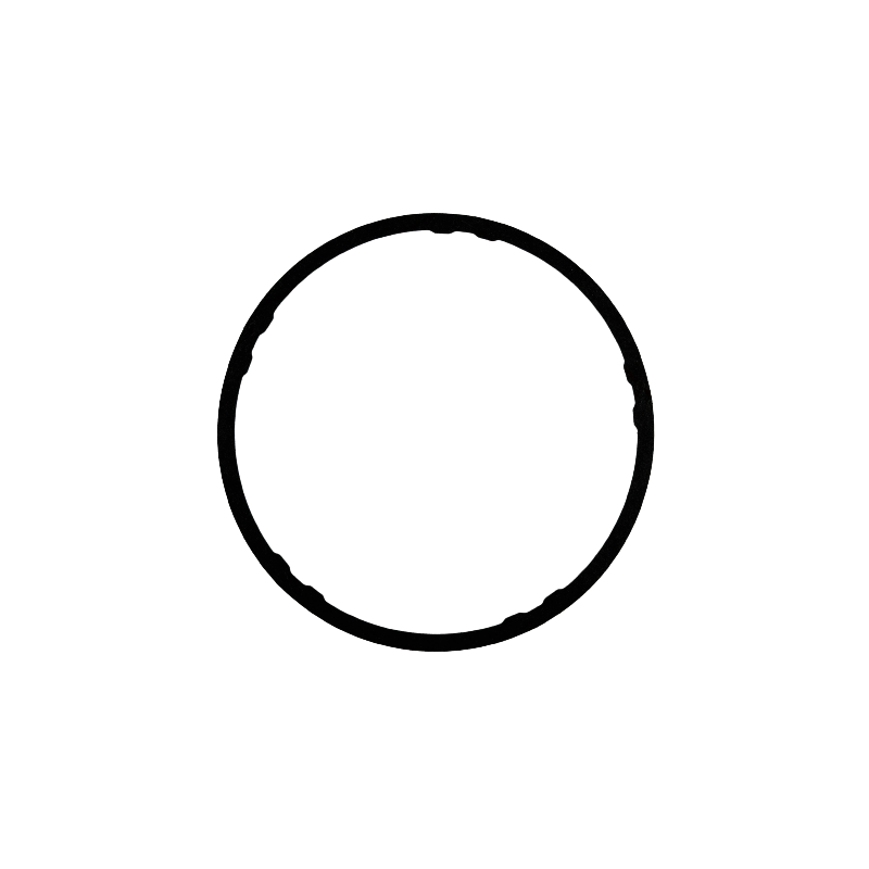 OKLEINA CIERNA 261mm x 237mm 1.1mm CARBON