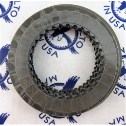 TARCZE CIERNE ZESTAW 4T65E 04+ Z ŁOPATKAMI