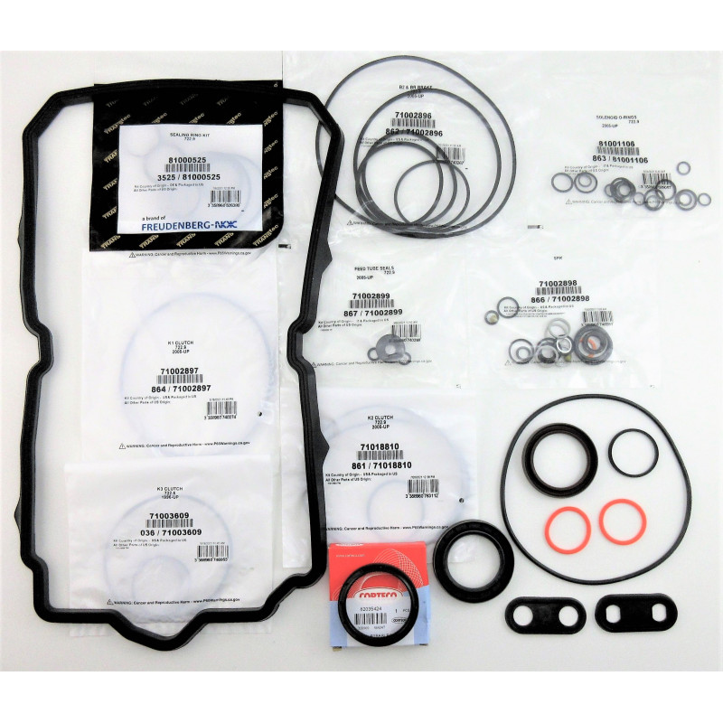 OHK ZESTAW USZCZELNIEŃ BEZ TŁOKÓW 722.9 7G-TRONIC 05+