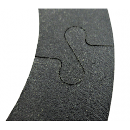 OKLEINA CIERNA 163mm x 115mm 1.1mm KEVLAR