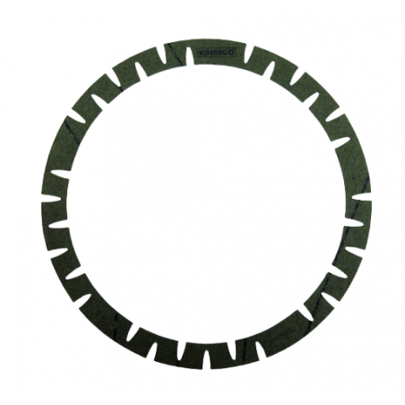 OKLEINA CIERNA 260mm x 219mm 1.1mm KEVLAR Z WCIĘCIAMI