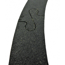 OKLEINA CIERNA 292mm x 260mm 1.1mm KEVLAR