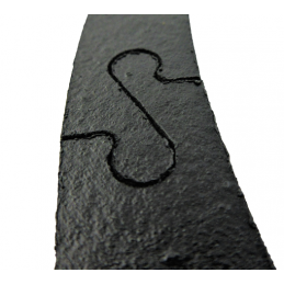 OKLEINA CIERNA 292mm x 260mm 1.7mm CARBON