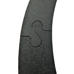 OKLEINA CIERNA 300mm x 250mm 1.1mm KEVLAR