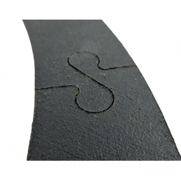 OKLEINA CIERNA 313mm x 260mm 1.7mm KEVLAR