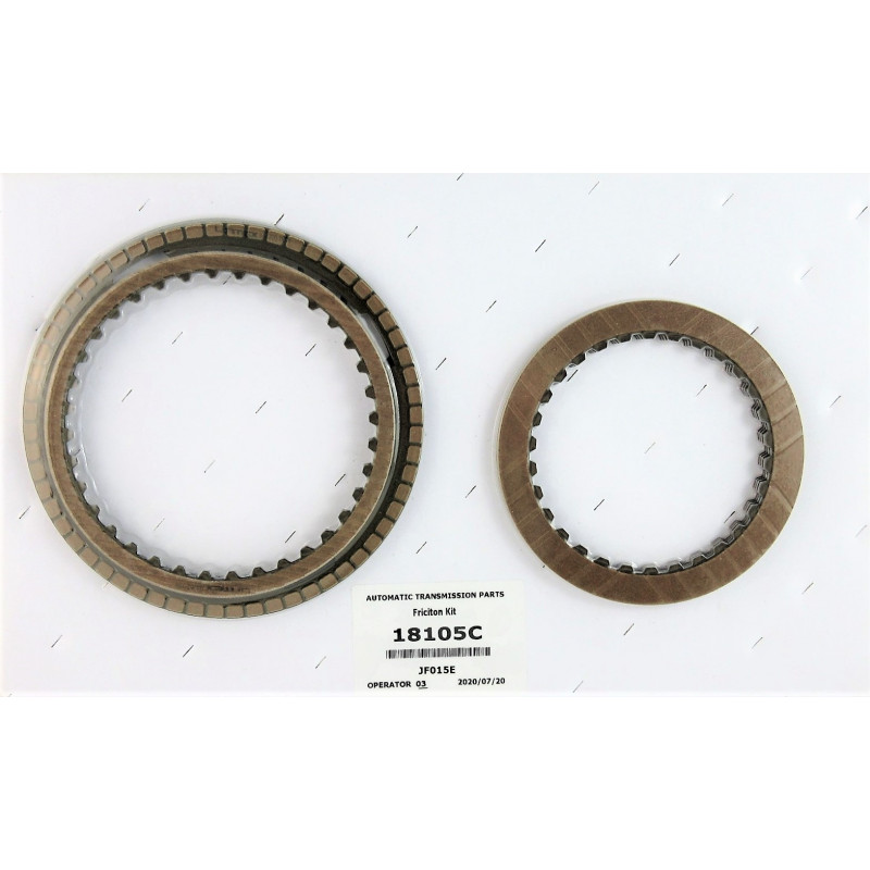 TARCZE CIERNE ZESTAW JF015E RE0F11A 10+