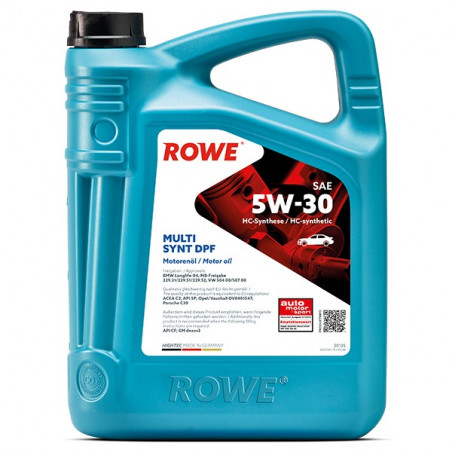 MOTORÖL ROWE HIGHTEC MULTI SYNT DPF SAE 5W-30 4L