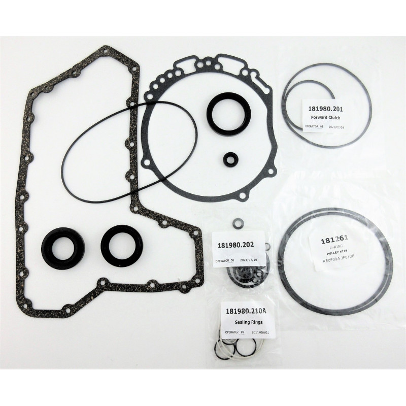 OHK ZESTAW USZCZELNIEŃ BEZ TŁOKÓW JF010E RE0F09A 03+