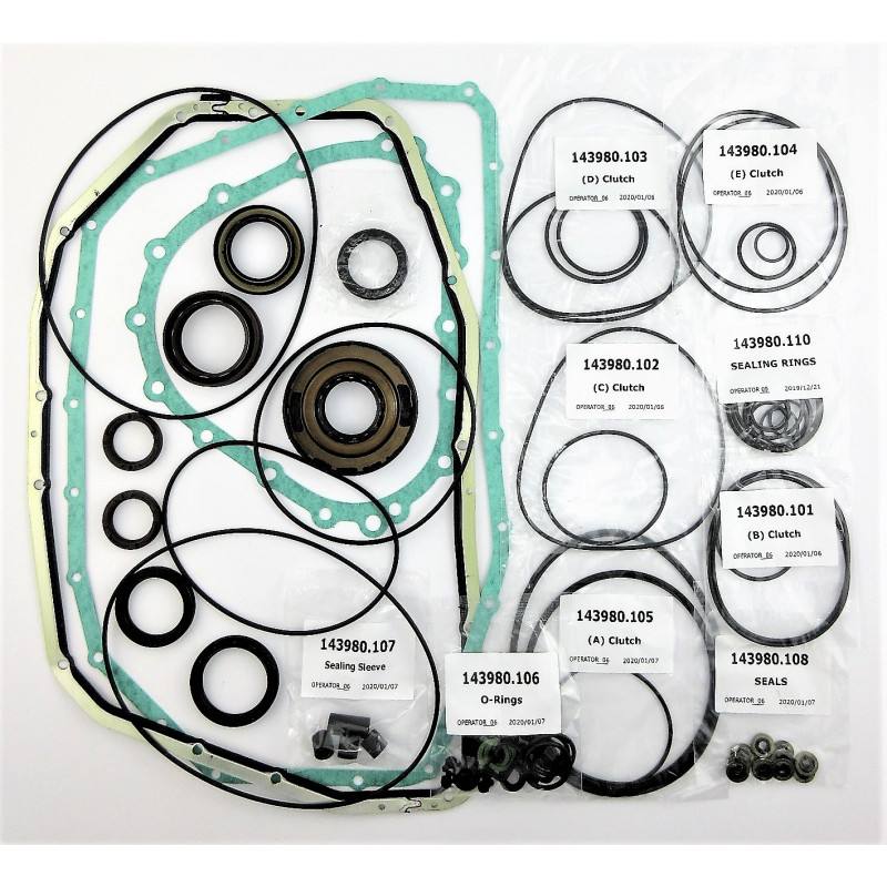 OHK ZESTAW USZCZELNIEŃ BEZ TŁOKÓW 6HP19A 09L 6HP21A 02+