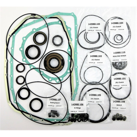 OHK ZESTAW USZCZELNIEŃ BEZ TŁOKÓW 6HP19A 09L 6HP21A 02+