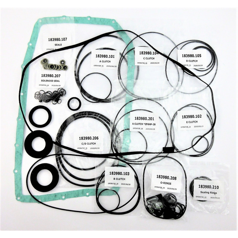 OHK ZESTAW USZCZELNIEŃ BEZ TŁOKÓW 6HP26 6HP28 02+