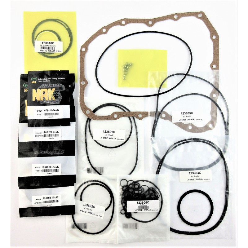 OHK ZESTAW USZCZELNIEŃ BEZ TŁOKÓW JF613E F6AJA W6AJA AJ0 07+