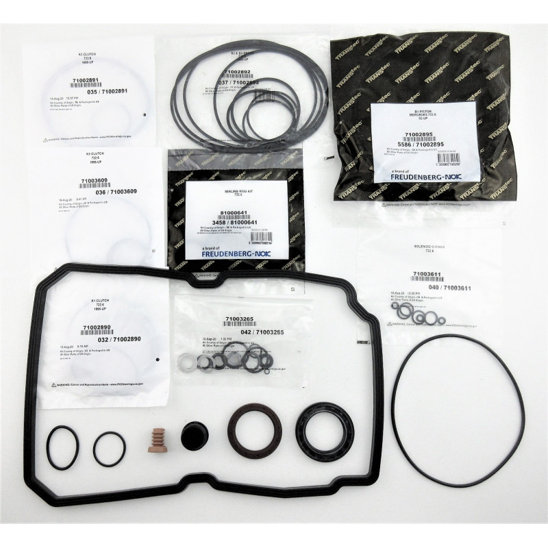 OHK ZESTAW USZCZELNIEŃ BEZ TŁOKÓW 722.6