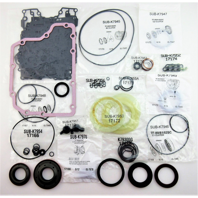 OHK ZESTAW USZCZELNIEŃ BEZ TŁOKÓW TF-80SC AF40 05+