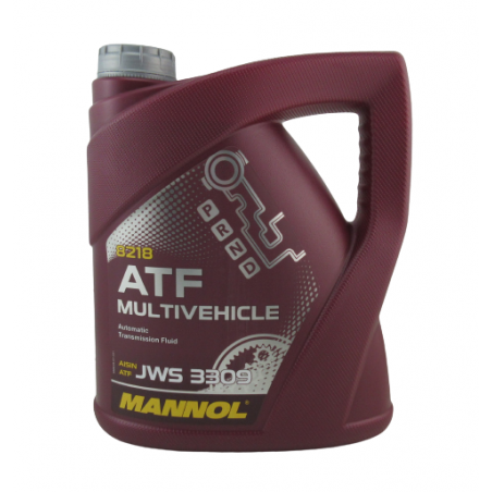 OLEJ MANNOL ATF MULTIVEHICLE JWS 3309 DEXRON II IIIF MB 236.1 CZERWONY 4L