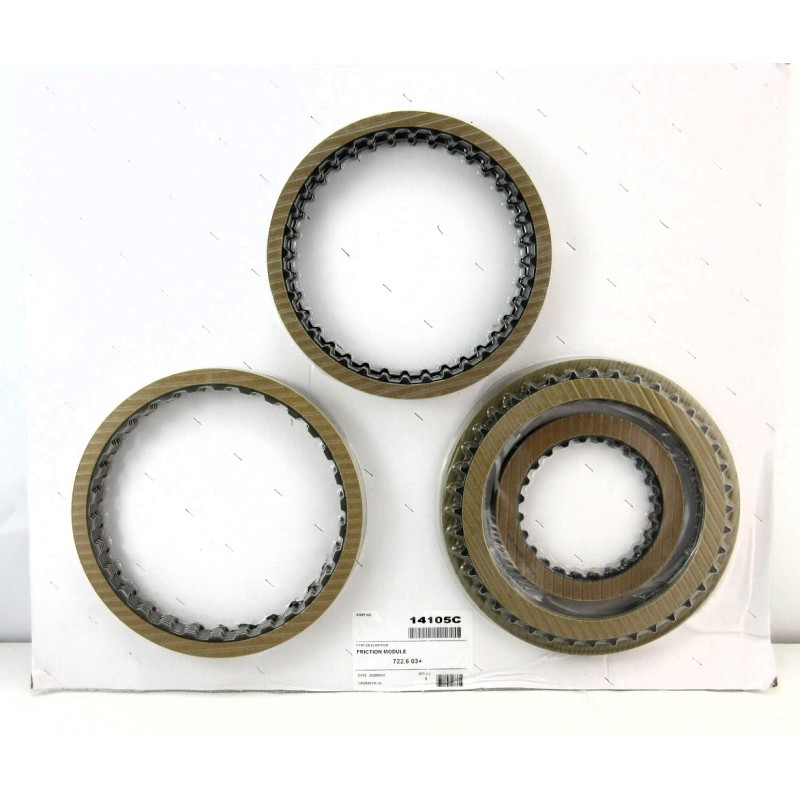 TARCZE CIERNE ZESTAW 722.6 W5A580 96-01