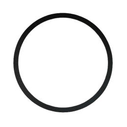 OKLEINA CIERNA 235mm x 211mm 1.7mm SENAR