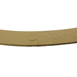 OKLEINA CIERNA 235mm x 206mm 1.7mm SENAR