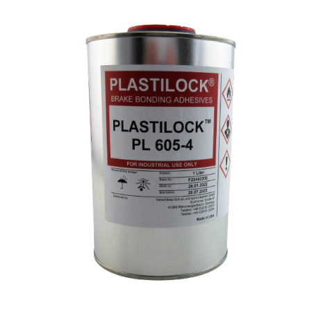 GLUE FOR FRICTION LINING PLASTILOCK PL605-4 1L