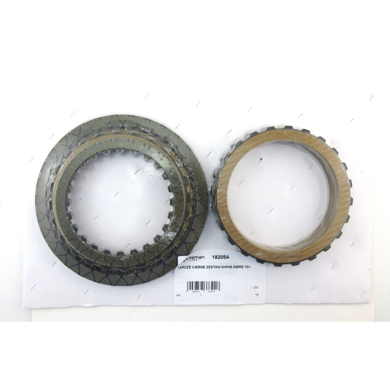 TARCZE CIERNE ZESTAW 8HP45 845RE 10+