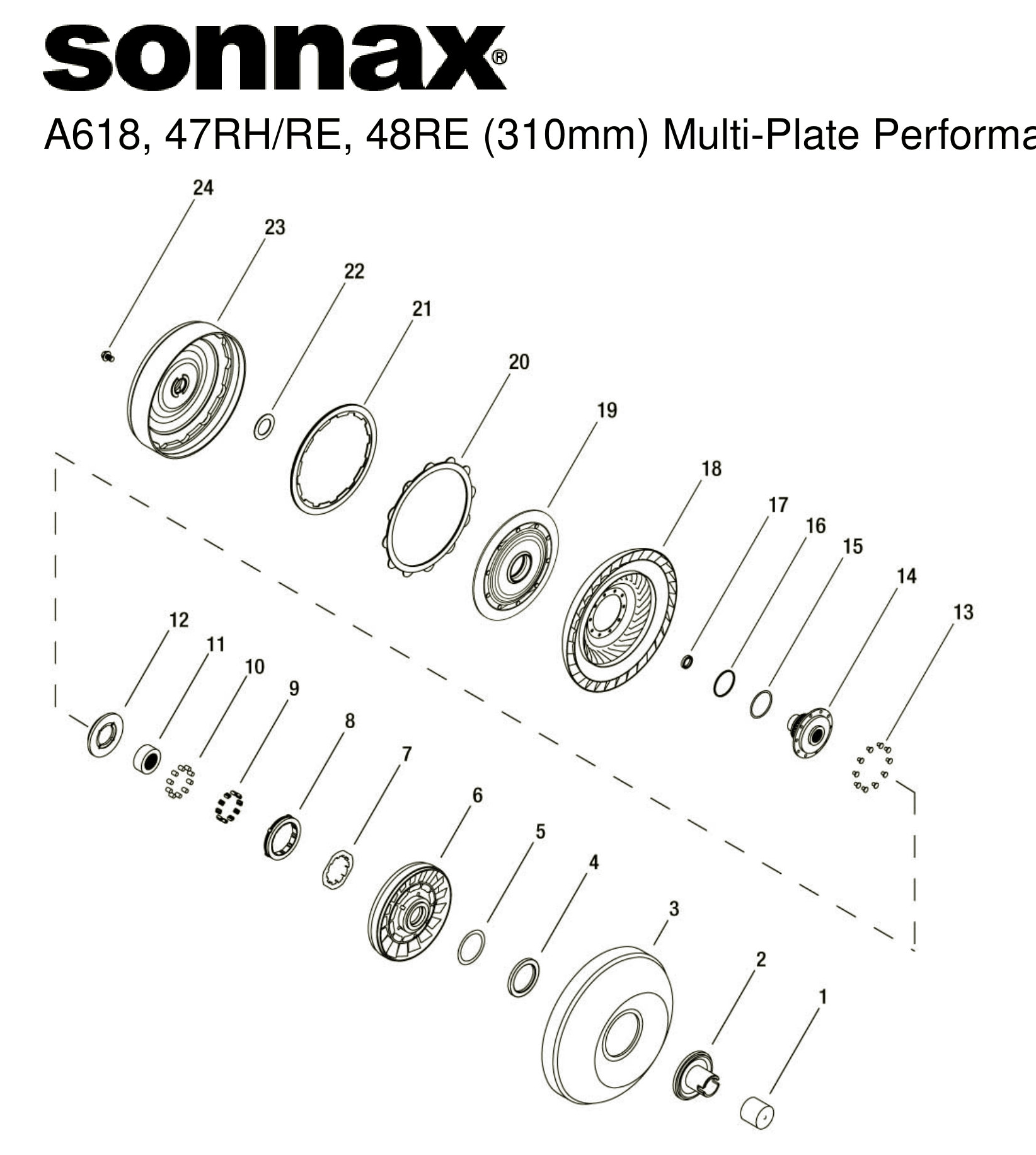 A618, 47RH_RE, 48RE (310mm) Multi-Plate Performance Torque Converter.jpg