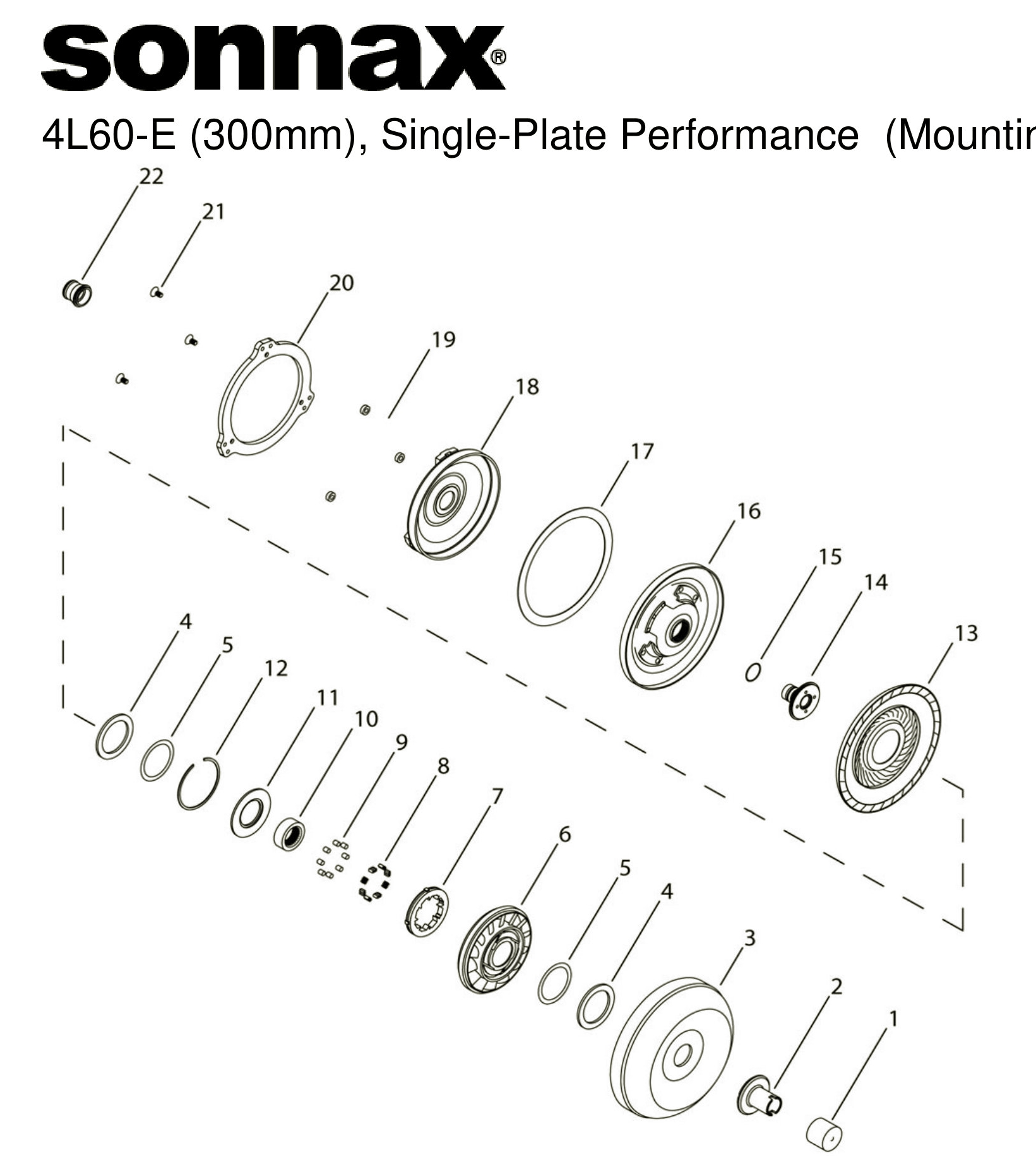 4L60-E (300mm), Single-Plate Performance (Mounting Ring) Torque Converter.jpg