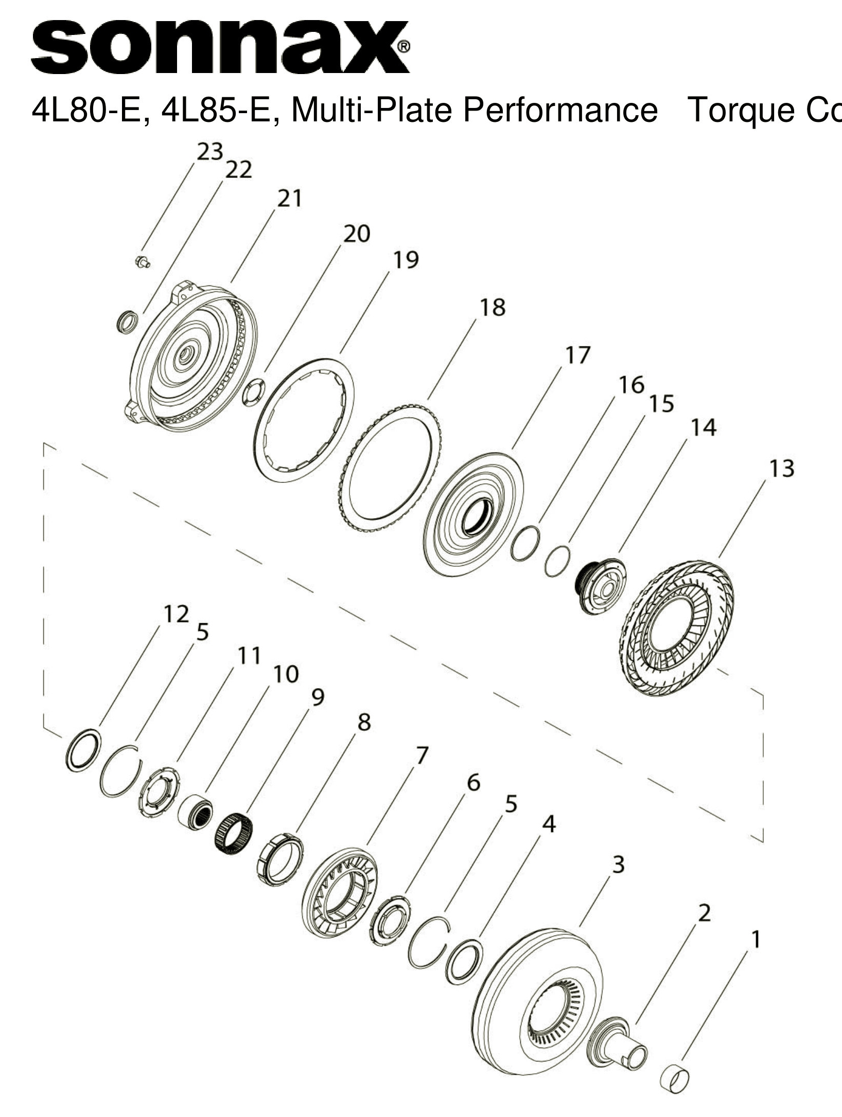 4L80-E, 4L85-E, Multi-Plate Performance Torque Converter.jpg