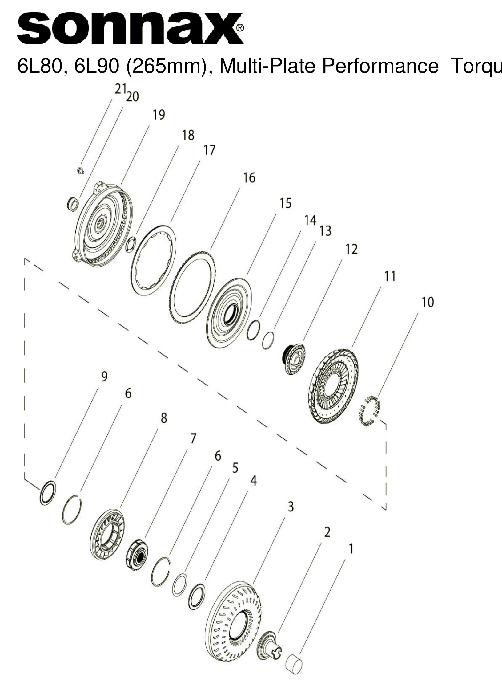 6L80, 6L90 (265mm), Multi-Plate Performance Torque Converter.jpg