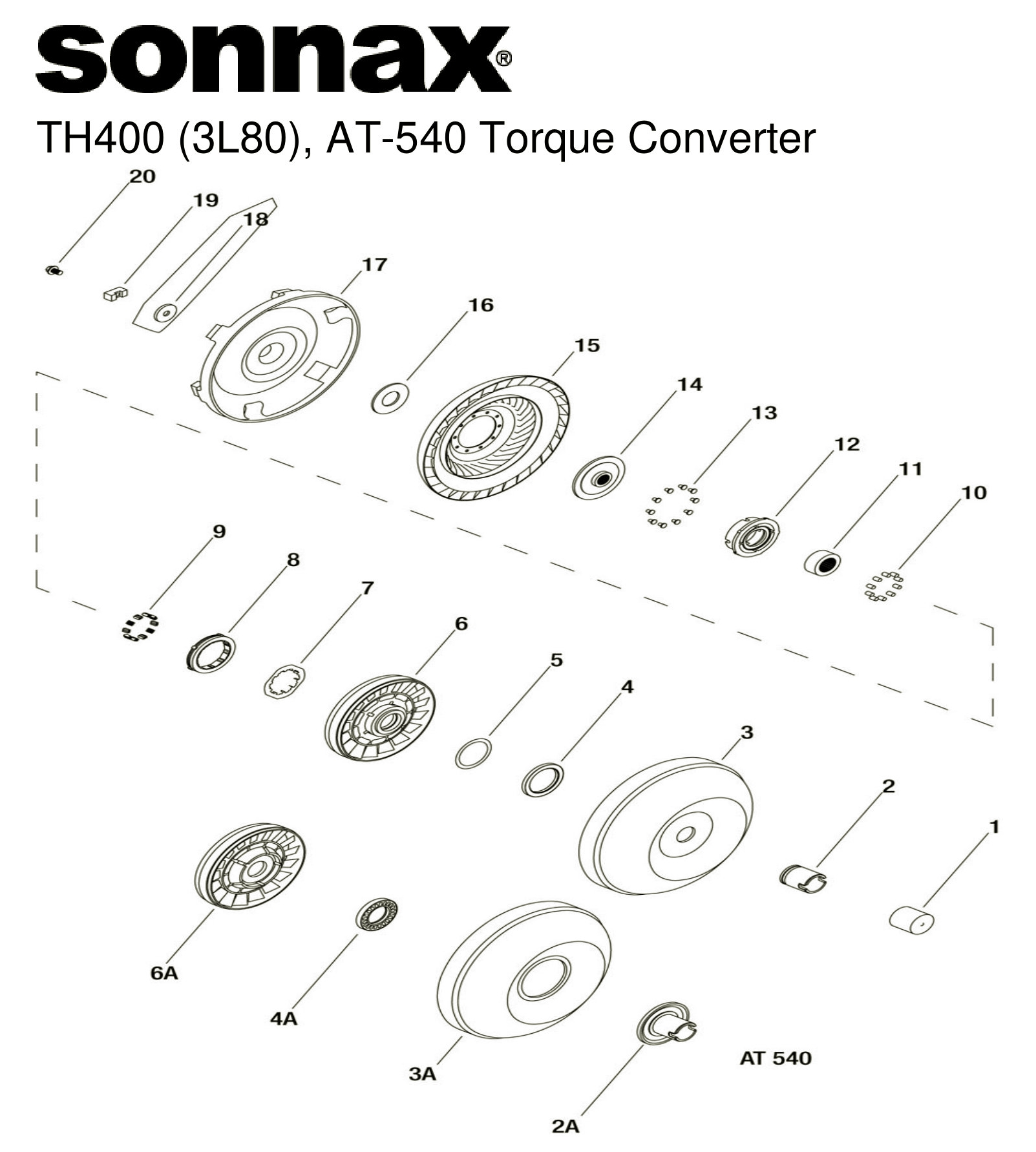 TH400 (3L80), AT-540 Torque Converter.jpg